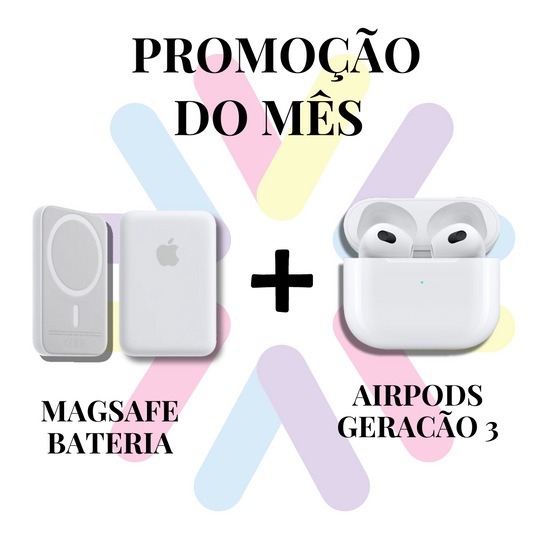 Magsafe + Airpods Geração 3